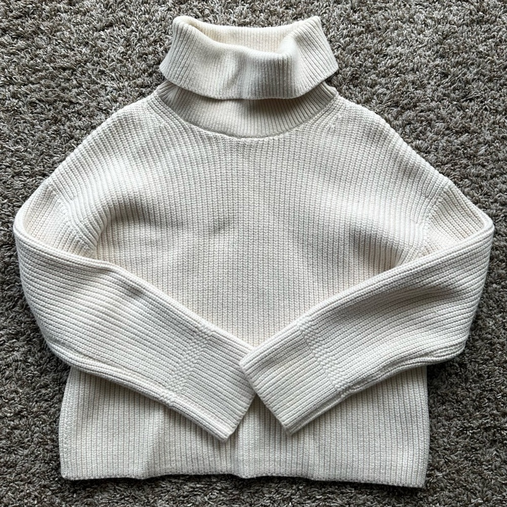 Cozy Cream Turtleneck Sweater